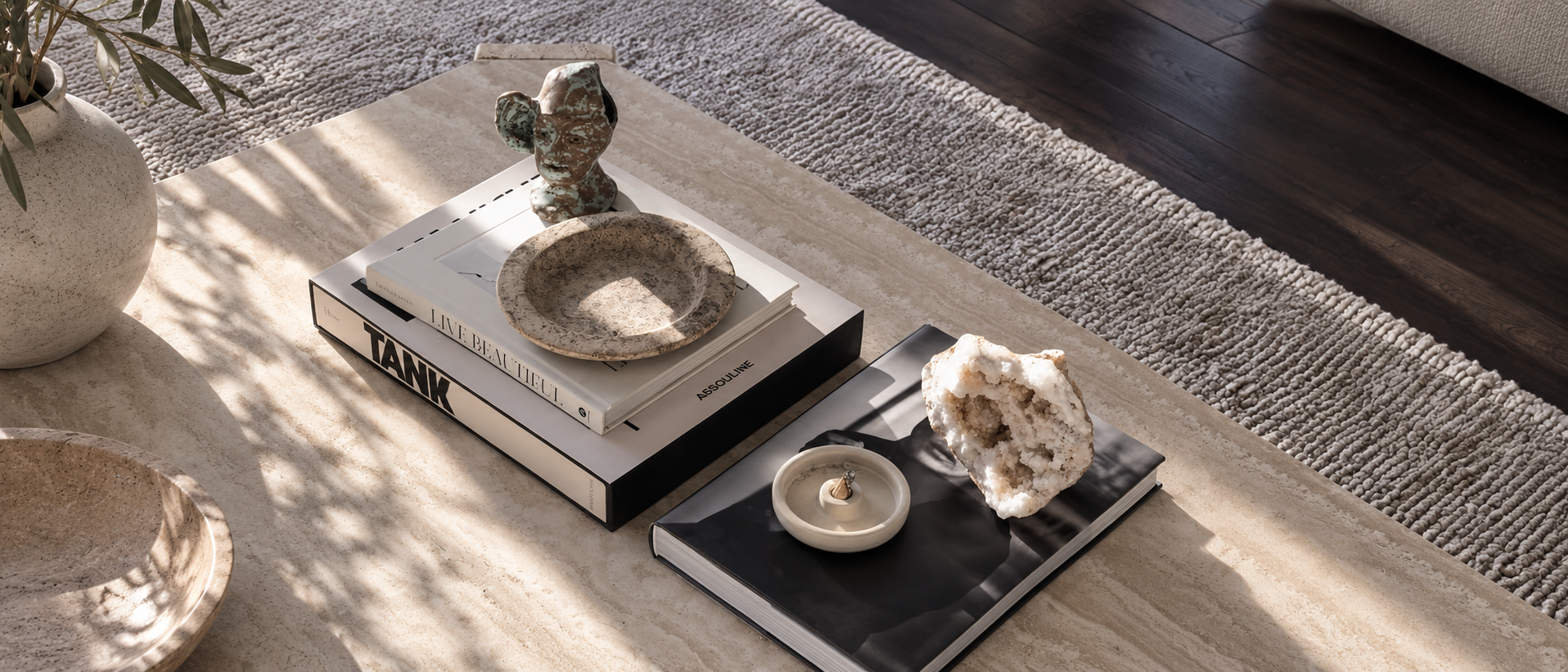 Sculptural decorative form for considered interiors