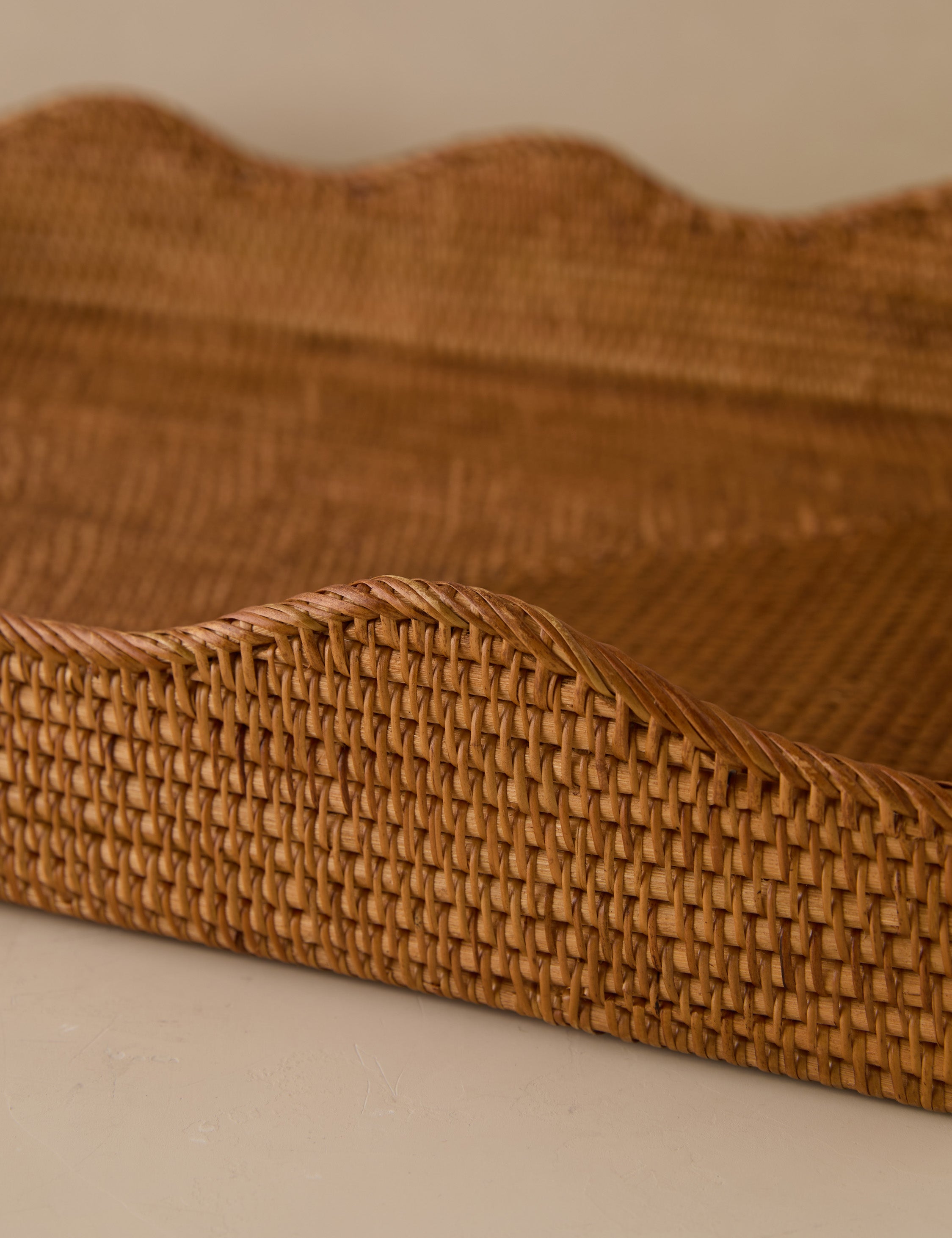 Organic Rattan Tray - Natural - Image 11